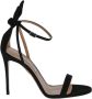 Aquazzura Zwarte Suède Stiletto Sandalen Black Dames - Thumbnail 2