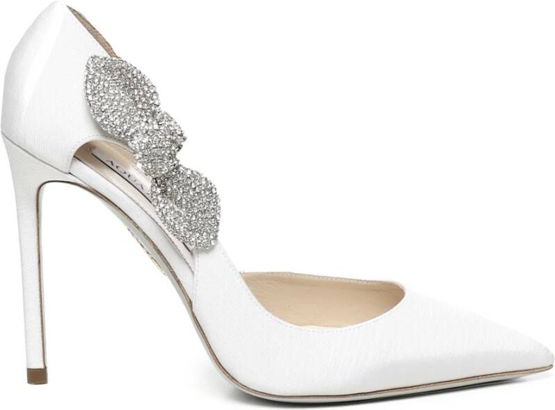 Aquazzura Witte Sandalen met Hak
