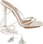 Aquazzura Witte Wild Bamboo Sandalen White Dames - Thumbnail 1