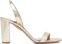Aquazzura Zachte Gouden Elastische Enkelband Sandalen - Thumbnail 1