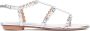 Aquazzura Zilver Tequila Platte Sandaal Gray Dames - Thumbnail 1