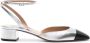 Aquazzura Zilver Zwart Flirt Sandalen Multicolor Dames - Thumbnail 1
