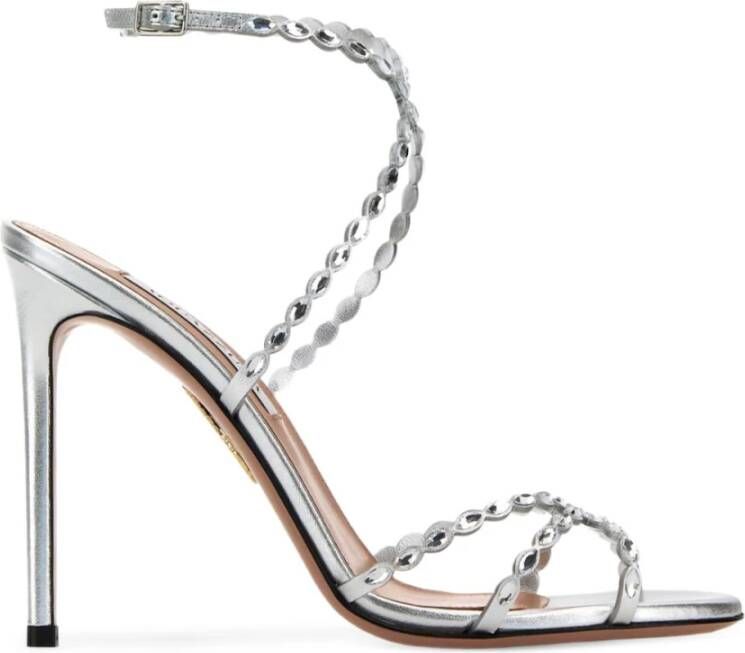 Aquazzura Zilveren Elegante Hakken