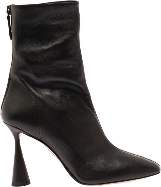 Aquazzura Zwarte Amore Bootie 95 Zwart Dames