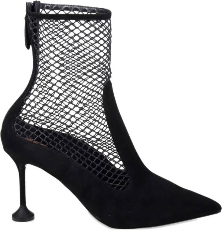 Aquazzura Zwarte enkellaarzen voor vrouwen