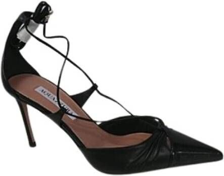 Aquazzura Zwarte Gabi Pump Schoenen met Hak