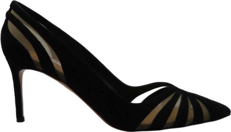 Aquazzura Zwarte hakken sandalen Black Dames