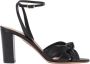 Aquazzura Zwarte leren blokhak sandalen - Thumbnail 1