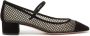 Aquazzura Zwarte Mesh Kristal Pumps - Thumbnail 1
