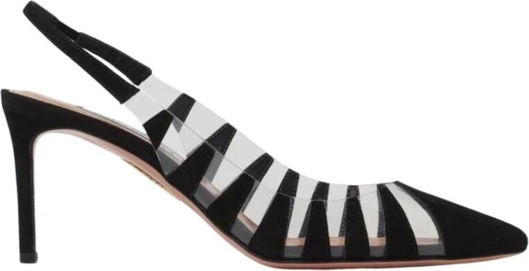 Aquazzura Zwarte Slingback Pumps Elegante Stijl