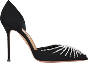 Aquazzura Zwarte Stijl Met Hak Zwart Dames