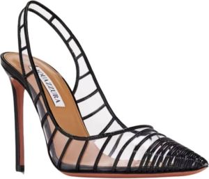 Aquazzura Zwarte Stijl Met Hak Zwart Dames