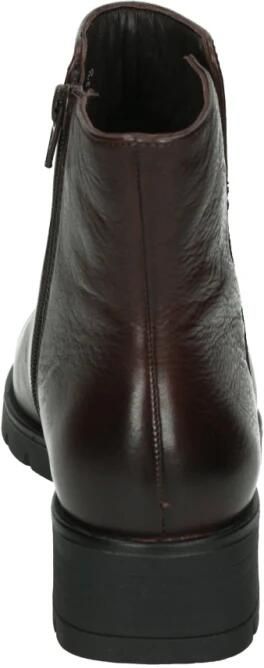 Ara -art-12-59300 03-bruin-leer-dames-enkellaars-puntne rits - Foto 3