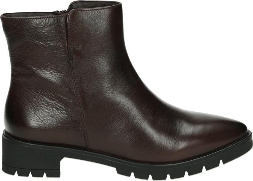 Ara -art-12-59300 03-bruin-leer-dames-enkellaars-puntne rits - Foto 3