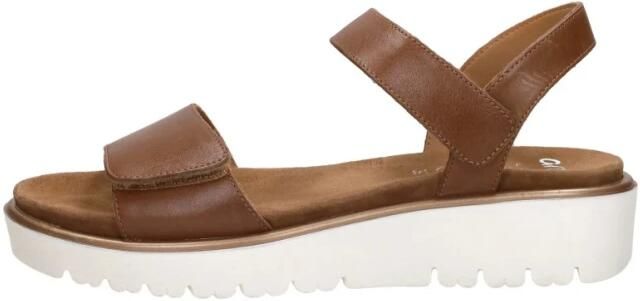 Ara Bilbao-S Sandalen Plat cognac
