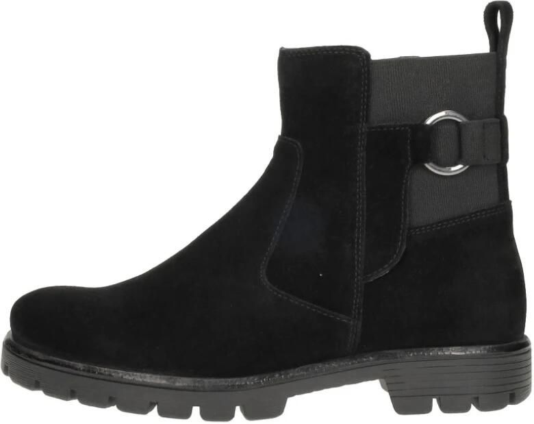 Ara Bristol Enkellaarsjes Plat zwart