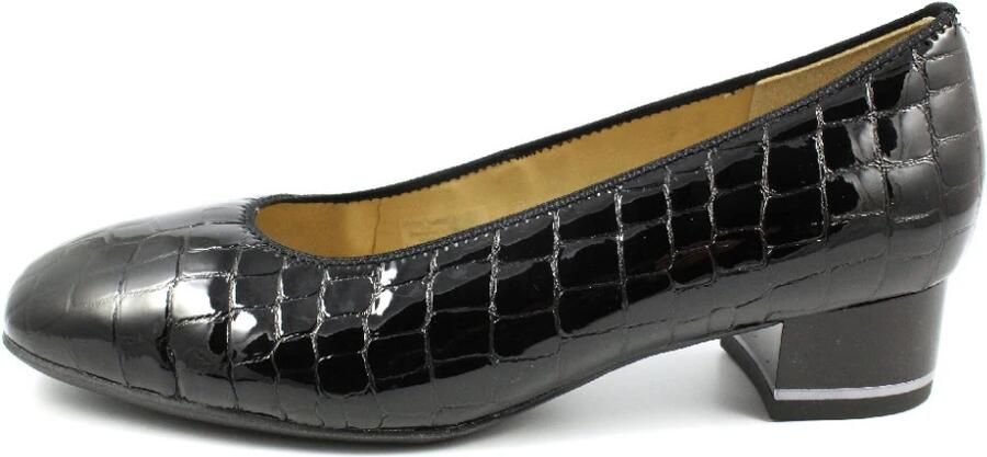 Ara Pumps Verona avondschoen trechterhak feestelijke schoen met reptielprint