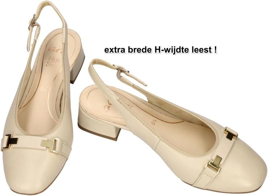 Ara -Dames off-white-crÈme-ivoorkleur pumps & hakschoenen - Foto 2