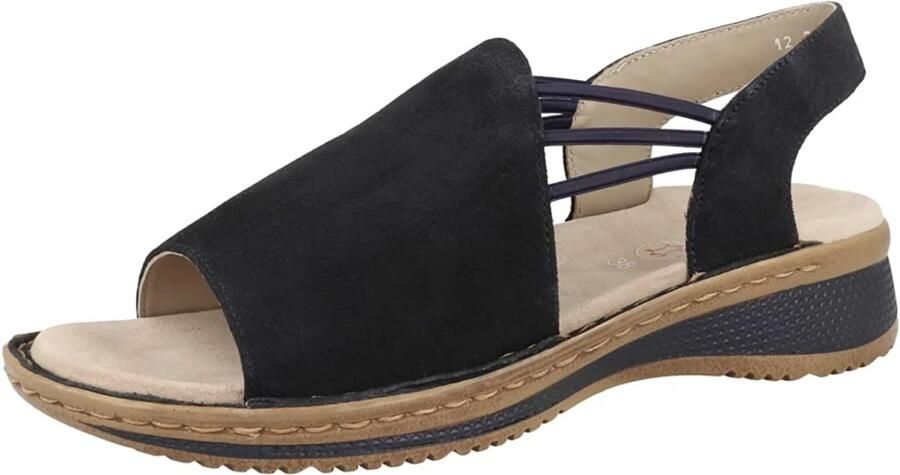 Ara Sandalen Hawaï zomerschoen sandaal sleehak met stretch-banden g-breedte - Foto 6