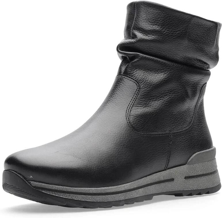 Ara Boots zonder sluiting OSAKA enkellaars wedge hak casual laarzen in comfort breedte h = zeer breed
