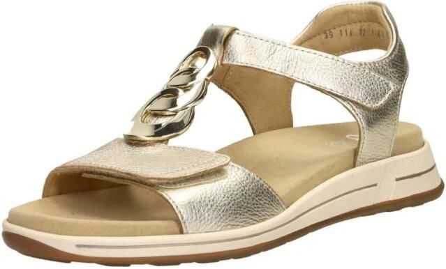 Ara Osaka-S Sandalen Plat Goudkleur - Foto 2