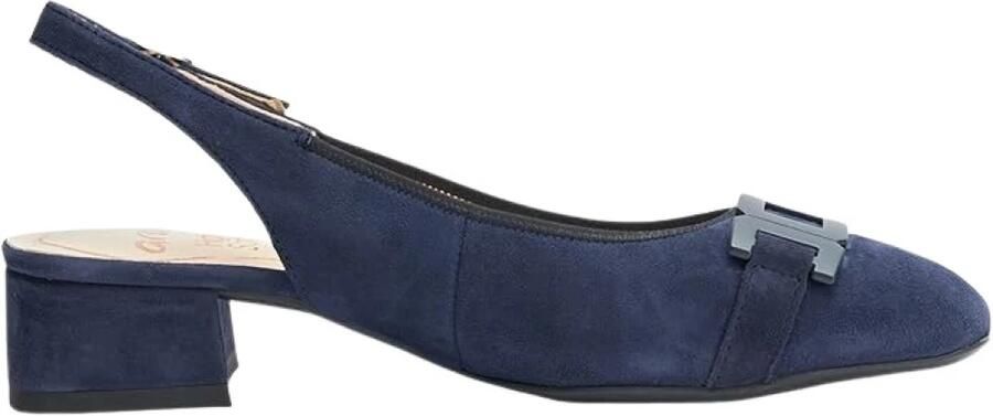 Ara Slingback pumps Graz avondschoen zomerschoen blokhak in afgeronde vorm