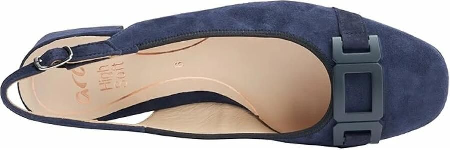 Ara Slingback pumps Graz avondschoen zomerschoen blokhak in afgeronde vorm - Foto 2