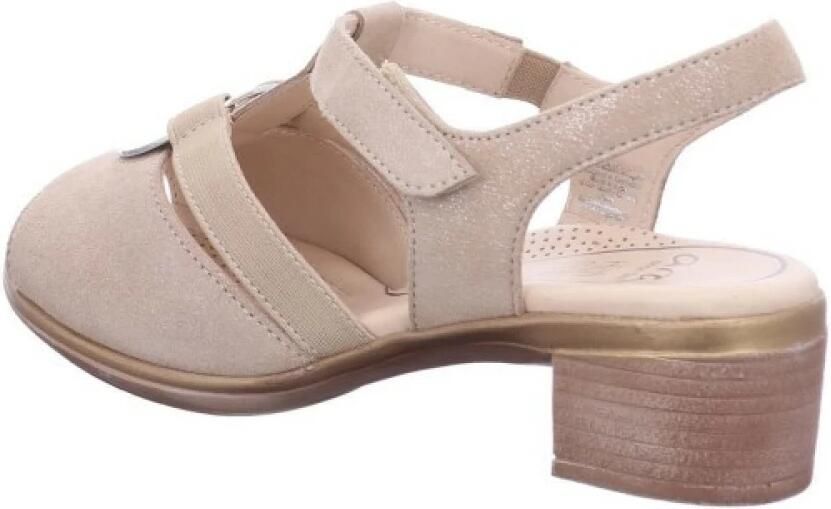 Ara Sandaaltjes Lugano zomerschoen sandaal blokhak met elastiek en klittenband - Foto 5