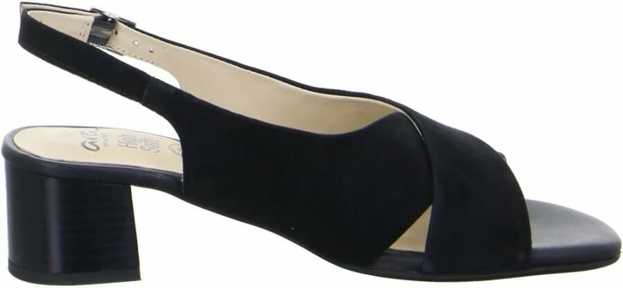 Ara Sandalen met bandjes open voorkant en blokhak - Foto 5