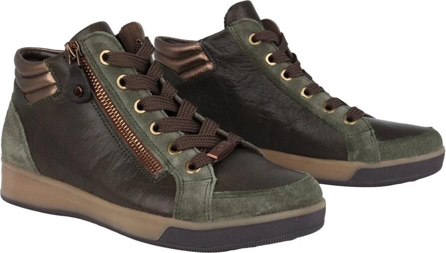 Ara 1244499 Veterlaarzen Hoge sneakers Dames veterschoenenHalf-hoge schoenen Groen - Foto 2