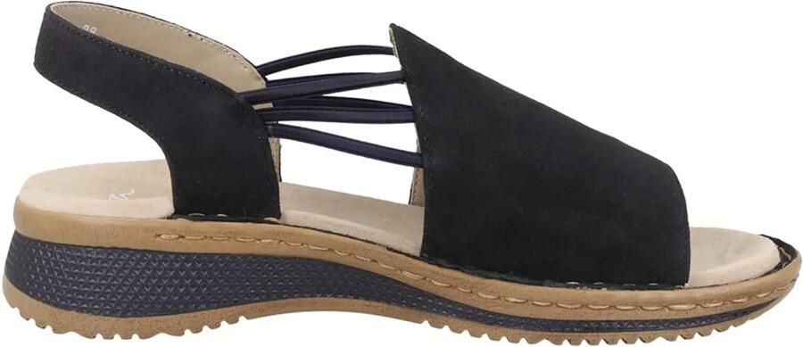 Ara Sandalen Hawaï zomerschoen sandaal sleehak met stretch-banden g-breedte