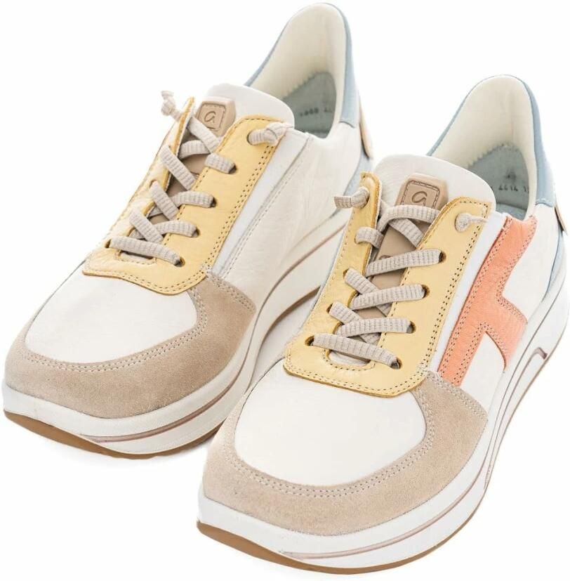 Ara Slip-on sneakers Sapporo vrijetijdsschoen veterschoen met frotté voering h-breedte - Foto 3