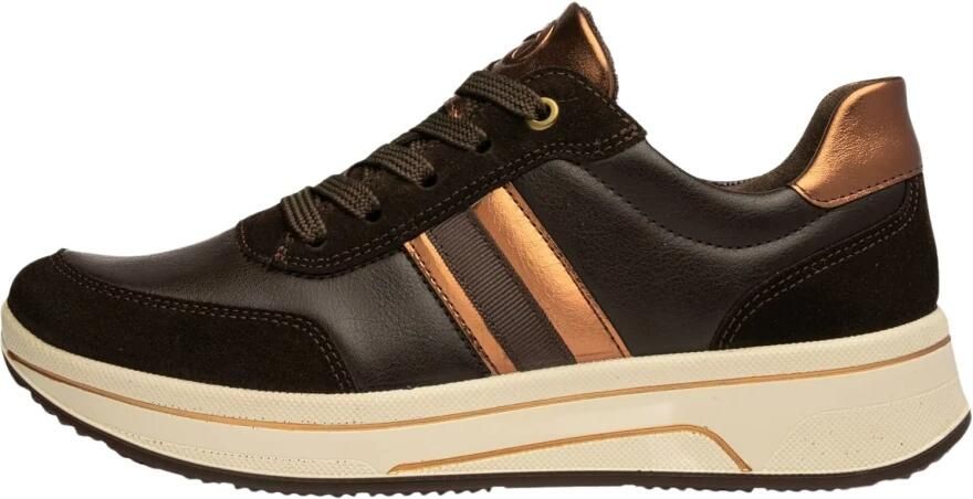 ARA Sneakers laag goud zwart