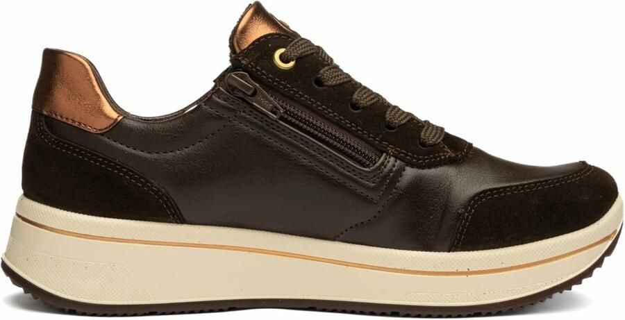 ARA Sneakers laag goud zwart