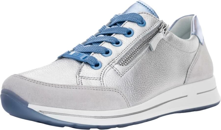 ARA Veterschoen 'Osaka' blauw grijs zilvergrijs - Foto 2