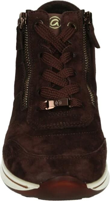 Ara 1224808~~~~~~~~~~~~~~~~~~~~~~~ Hoge sneakersVeterlaarzenDames veterschoenenDames sneakersHalf-hoge schoenen Bruin - Foto 2