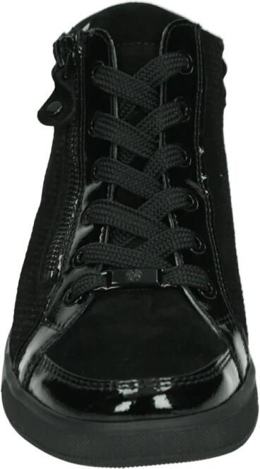 Ara 1224499 Hoge sneakersVeterbootsDames veterschoenenDames sneakersHalf-hoge schoenen Zwart