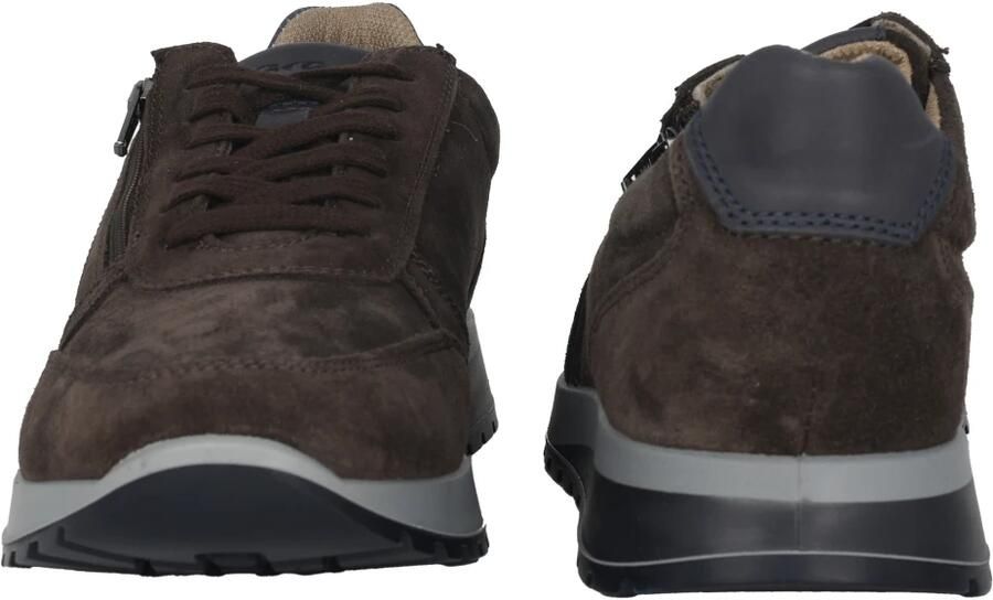 Ara Wijde pasvorm veter-zip sneaker Bruin - Foto 3