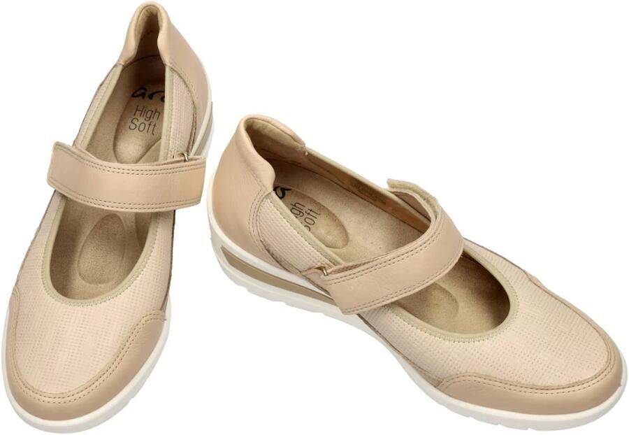 Ara -Dames zandkleur ballerina's & mocassins - Foto 2