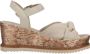 Ara Oranje dames sleehak sandalen - Thumbnail 1