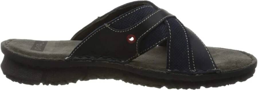 Ara Blauwe Leren Herensandaal met Uniek Design Blue Heren - Foto 4