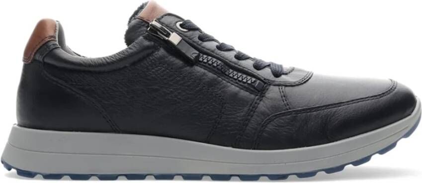 Ara Blauwe Rits Sneakers Comfortabel Stijlvol