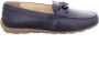 Ara Blauwe Leren Loafers voor Vrouwen Blue Dames - Thumbnail 1