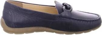 Ara Blauwe Leren Loafers voor Vrouwen Blue Dames
