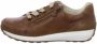 Ara Bruine Dames Sneakers Platte Rubberen Zool - Thumbnail 1