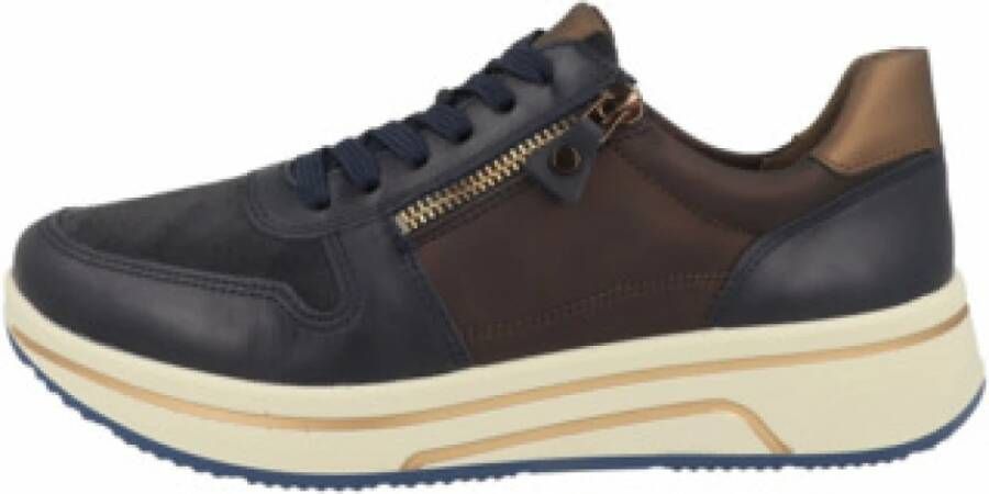 Ara Sneakers Sapporo vrijetijdsschoen lage schoen veterschoen in comfortwijdte h = zeer breed