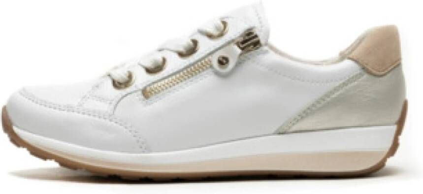 Ara 1234587~~~~~~~~~~~~~~~~~~~~~~~ Lage sneakersDames sneakers Wit beige - Foto 4
