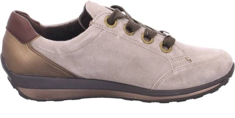 Ara Osaka 12-44587-64 Moon Grey Caffee H-Wijdte Veterschoenen - Foto 3