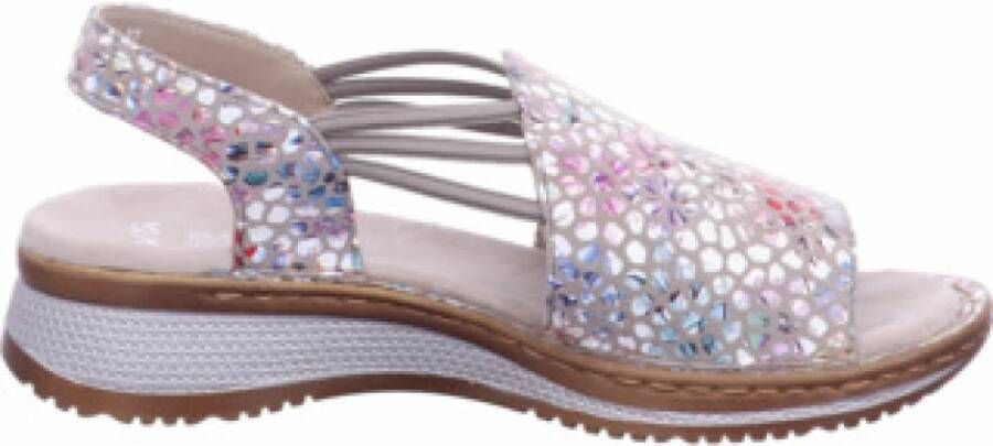 Ara Sandalen Hawaï zomerschoen sandaal sleehak met stretch-banden g-breedte