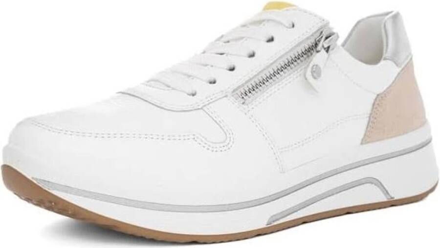 Ara Comfortabele en elegante wit lime schoenen - Foto 2